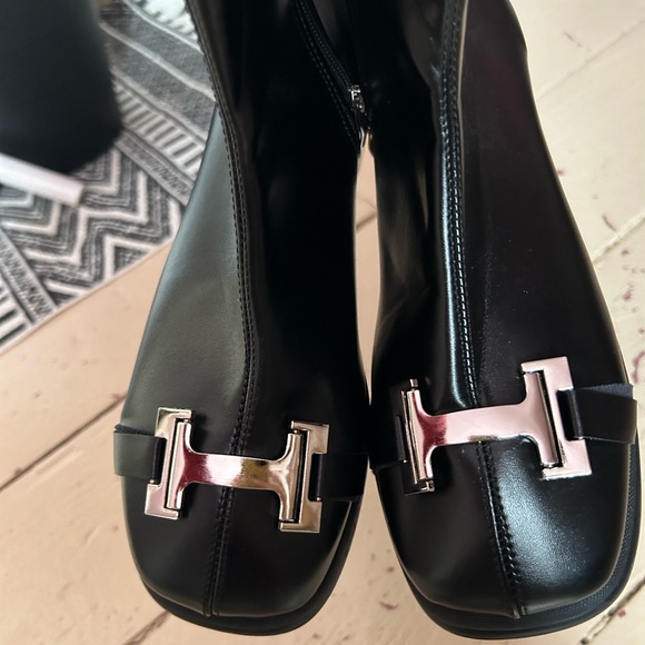 Elegant Black Ankle Boots leather - Picture 2 of 3